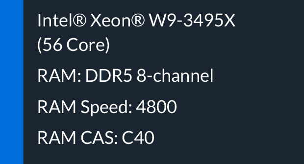 Intel Xeon W9-3495X